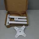 Suptek TV Wall Mount Swivel Tilt Rotation Full Motion Adjustable Articulating for Most 15-32 inch LED, LCD Monitor Wall Mount VESA 75,100, White (MA2720W)