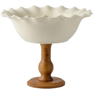 Pedestal Tray Dessert Serving Bowl Tray Centerpiece Countertop Pedestal Bowl