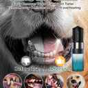 YABIFE Non-Vibrating Ultrasonic Tooth Cleaner for Dogs with Water Cooling System. Dog Plaque and Starter Remover, with Dental Care Kit and Teeth Brush, 3 Cleaning Modes with Lighting