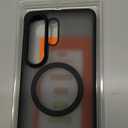 TORRAS Shockproof Magnetic for Samsung Galaxy S26 Ultra Case, [Military Grade Protection] [Fit for MagSafe] Translucent Classic Grippy DIY Button for Samsung S26 Ultra Case Slim, Black