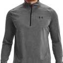 Under Armour Men's Tech 2.0  Zip (Large, Carbon Heather (090)/Black)