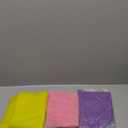 UJFQBH 3 Pieces African Bath Sponge African Net Long Net Bath Sponge Exfoliating Shower Body Scrubber Back Scrubber Skin Smoother,Great for Daily Use (Pink,Yellow,Purple)
