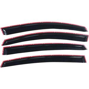 for Subaru for Crosstrek 2017 for Impreza 2012-2016 for XV Crosstrek 2013-2015 Window Visor Vent Sun Rain Deflector Guard 4pcs Set Acrylic Smoke/Tinted Slim Style