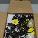 Beams 1W G40 Globe Bulb LED Weatherproof Indoor/Outdoor String Lights, 25 ft, Black