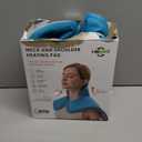 Weighted Neck & Shoulder Heating Pad for Pain Relief | Fathers Day Gift for Dad Husband from Daughter Son Wife, Birthday Gifts for Dad Men Women Mom | 6 Heat Settings, 2H AutoOff | Home & Office Use (Turquoise Blue)