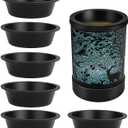 Enaroma Silicone Wax Melt Warmer Liners for 4 Pieces, Reusable & Leakproof Liners, Wax Warmer Liner for Scented Wax, Designed for Electric Wax Warmers, Candle Warmer, Wax Melter and Wax Burner