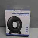 TV Antenna Indoor for Local Channels, 2025 Long Range Antenna for Smart TV 360 Reception,Digital TV Antenna for All Smart/Old TVs, Supports 4K 1080P HD VHF UHF