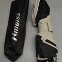 [Upgraded] Nmoiss Windshield Sun Shade Umbrella - [Vinyl Coating Heat Shield] Protect Car from Sun Rays & Heat Damage Keep Cool and Protect Interior, Spring Structure Edge Medium 56" L x 31" W