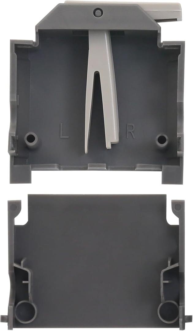 W10195372 Dishwasher Top Rack Parts W10320664 Dishwasher Dishrack Adjuster Housing Left Hand for Kenmore KitchenAid KDTM354DSS4 Dishwasher