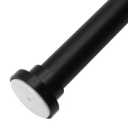 Shower Curtain Rod 63", Brown Color