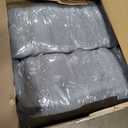 Sofa Sleeper Couch Bed with Adjustable Backrest Thick Cushion Velvet Fabric for Department Living Room Lounge Sofa Loveseat (Gray)