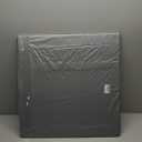 Feltor Felt Bulletin Board, 47"x23" Vision Board Contains 20 Push Pins School Home Wall Acoustic Panel - Black