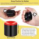 Novelty Squeeze Pooter Fart Machine with Realistic Sound Effects - Pocket-Size Prank Noisemaker,Joke Toys, Prank Farting Toys Rubber, Makes The Most Realistic Sounds for Party Gift Toy (Red)