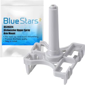 BlueStars 8539324 Dishwasher Upper Spray Arm Mount Replacement Part  Compatible with Whirlpool & Kenmore Dishwashers  Replaces 8268844 WP8539324VP AP6013024 PS11746245