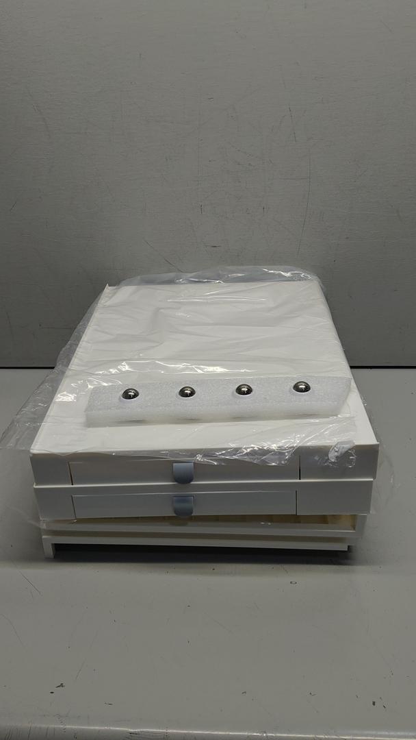 UnionBasic Document Organizer, File Cabinet Document Storage Box, Office Desktop Filing Organizer, Seashell