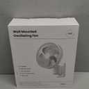 Wall Mounted Oscillating Fan with Remote and Timer,8.5 Inch Small RV Fan with 4 Speeds, 90 Oscillation, 120 Adjustable Tilt, 5.92 feet Wire, Quiet Corner Fans for Bedroom, Indoor Bathroom