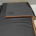 FURTIME XL Back Seat Extender for Dogs, Hard Bottom Dog Car Seat Cover for Truck Back Seat, Upgraded PU Leather Waterproof Anti-Scratch, Large Space Back Seat Cover for Full Size Truck SUV (Black)