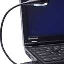 HANERDUN Bright LED USB Lamp Light Reading Lamp for Laptop Flexible Neck Black