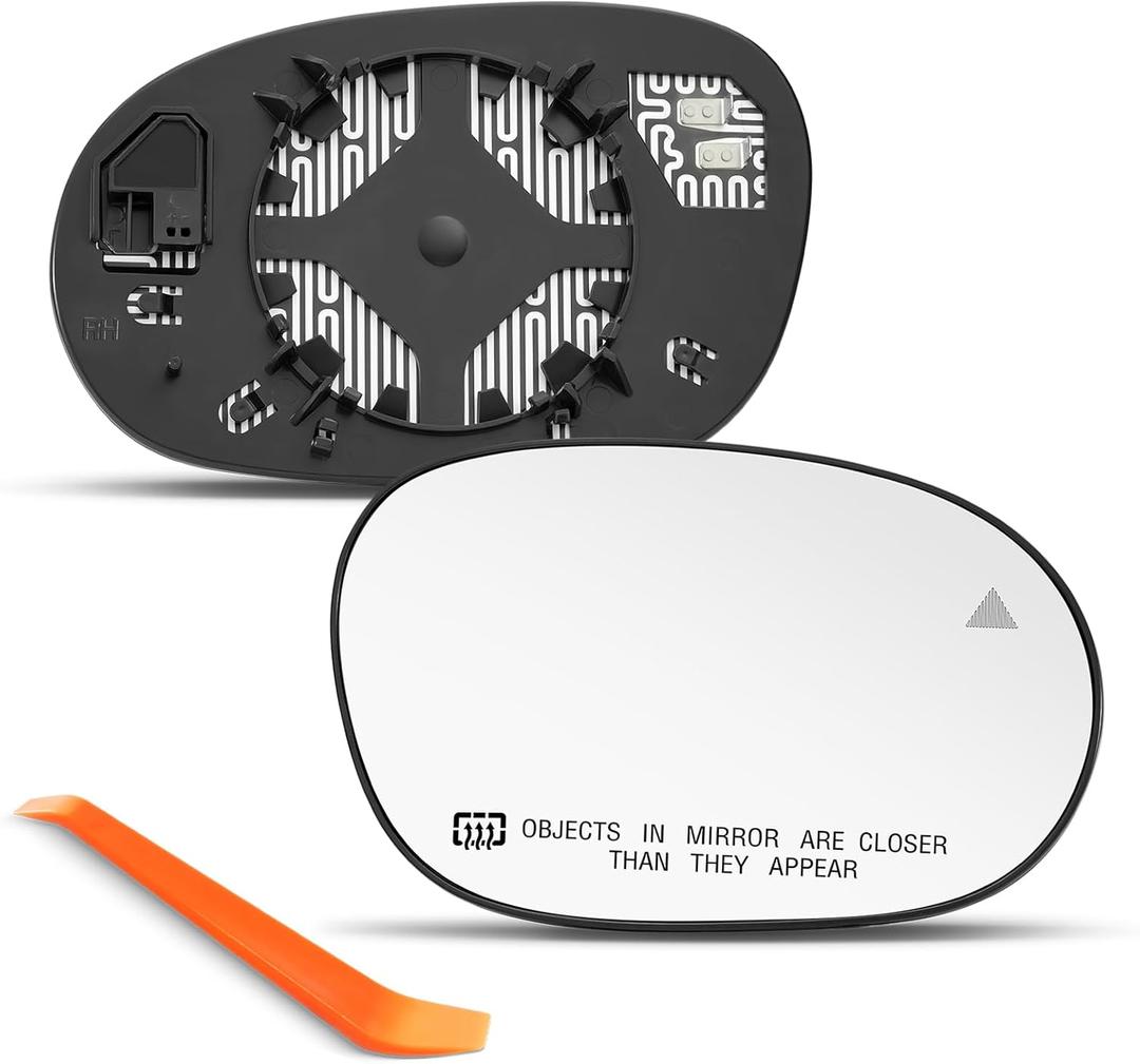 BSD Compatible with 2008-2023 Dodge Challenger, Dodge Charger Passenger Side Mirror, Right Side Mirrors with Blind Spot, Power Heated