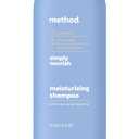 Method Moisturizing Shampoo, Simply Nourish with Shea Butter, Coconut, and Rice Milk Scent Notes, Paraben and Sulfate Free, 14 oz (Pack of 1)