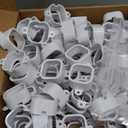 Light Clips for Govee Outdoor Lights H706, 120 Pcs Mounting Brackets for Govee Pro Outdoor Lights, Install Firmly, Replace 3M Glue, for Govee Pro Permanent Outdoor Lights Extension (White)