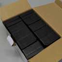 ANNKUT Rectangle Bed Risers, 3 Inch Heavy Duty Adjustable Furniture Risers for Bed Sofa Table and Couch Lift，Support Up to 1,300 Lbs (4 Pack-Black)