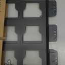 Mounting Plate Compatible with Milwaukee Packout, 100 Lbs, Metal with Powder Coat, for Tool Storage and Organization System (Full Plate-Black-2)