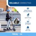 Hiboy S2/S2 MAX Electric Scooter, 350/500W Motor, 8.5/10" Tires, 17/40.4 Miles Range E Scooter, 19 Mph Folding Commuter Electric Scooter for Adults