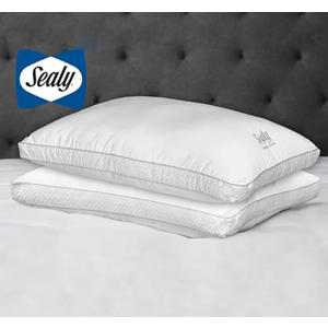 sealy Sterling Collection Down Alternative Pillows 400 Thread Queen - 1 Pack