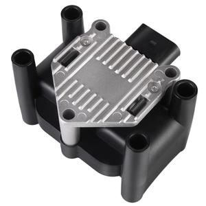 Ignition Coil Pack for VW Volkswagen Jetta Beetle Golf Clasico Caddy Lupo Nuevo Gol Polo Sportsvan Transporter 1998-2015, for Seat Ibiza Cordoba Leon 2001-2006 1.2 1.6 1.8 2.0L, Coils Set for UF277
