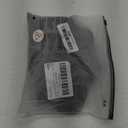 WDIRARA Women's Long Sleeve Front Tie Top Sexy Mesh Bell Sleeve Shirt (Large, Black)