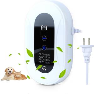 Home Air Purifier for 99% Strong Odor Pets Pooph Cat Litter Deodorizer Plug in Ionizers Air Freshener for Pets Litter Box Bathroom Kitchen Toilet Shoe Cabinet(1)