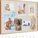 OWLKELA Cork Board, 30 x 20 Inch, Champagne Framed
Aluminum Framed Fabric, Bulletin Board, Ideal for Home Office and Bedroom