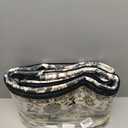 Washable Hallway Runner Rug 3x8: Non Slip Runner Rugs with Rubber Backing Soft Kitchen Rug Farmhouse Distressed Carpet Runner for Living Room Bedroom Bathroom (Black, 3X8)