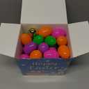 Chochkees Fillable Easter Eggs with Hinge Bulk Colorful Bright Plastic Easter Eggs, Perfect for Easter Egg Hunt, Surprise Egg, Easter Hunt, Assorted Bright Colors 