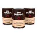 Don Francisco's Hawaiian Hazelnut Ground Flavored Coffee: Rich, Aromatic 100% Arabica Beans - (3 x 12 oz Recyclable Cans), EXP: 07/21/27