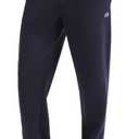 Champion Men's Sweatpants, Fleece, Open-bottom Sweatpants for Men (Reg. Or Big & Tall) (Large, Navy - C Patch Logo)