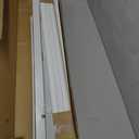 Lotus & Windoware Cordless, 2 Inch Faux Wood Blind, 34" Wide x 60" Long, Window Blinds, Blinds & Shades, Blinds for Indoor Windows, Embossed, Bright White
