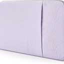 CaseBuy MacBook Air 15 inch Sleeve Water-Resistant Protective Case for 2025 2024 MacBook Air 15 M2 M3 M4 Chip A2941 A3241 Laptop Carrying Case Cover Slim Traveling Accessories Bag -Purple