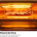 CHEFMAN Indoor Pizza Oven - Makes 12 Inch Pizzas in Minutes, Heats up to 800F - Countertop Electric Maker with 5 Touchscreen Presets, Pizza Stone and Peel Included - Stainless Black