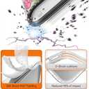 for iPhone Air Case Cute - Durable Shockproof 6.6 ft Drop Impact Phone Case - Funny Passion Flower Design for iPhone 17 Air (6.5") Clear