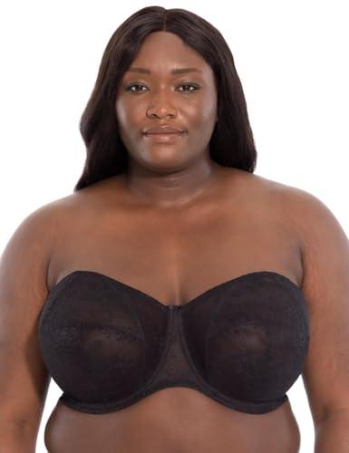 GODDESS Women's Verity Underwire Strapless Bra Black, US-46DD