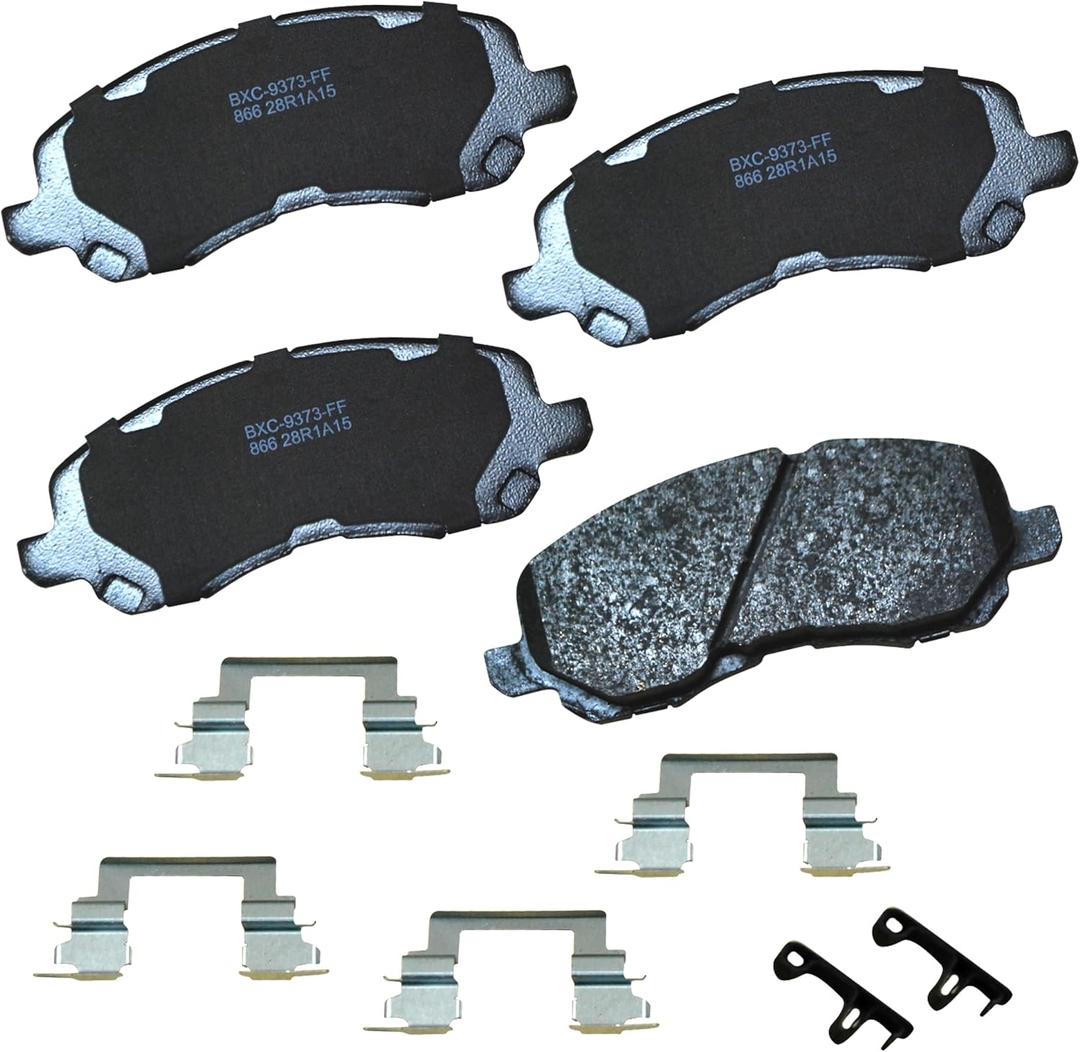 Bendix Premium SBC866 Ceramic Front Brake Pads for Select Models Chrysler 200,Cirrus,Sebring,Dodge Avenger,Caliber,Stratus,Jeep Compass,Patriot,Mitsubishi ASX,Eclipse,Galant,Lancer,Outlander