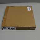 8x8 Picture Frame with Mat for 6x6, Wavy Edge Wooden Real Glass Photo Frame for Tabletop and Wall Hanging, Yellow, 1 Pack
