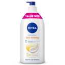NIVEA Sheer Hydration Skin Firming Body Lotion with Q10 and Vitamin C, 72-Hour Body Moisturizer for Normal to Dry Skin, 33.8 Fl Oz Value Size Pump Bottle