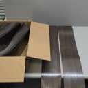 Peel and Stick Floor Tile, INMOZATA 36-Pack 54 Sq.Ft Self Adhesive Vinyl Plank Flooring Wood Grain Look 36x6 Inch Waterproof Tile Sticker for Bedroom, Living Room, Kitchen, RV (Smoked Brown)