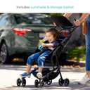 Munchkin Sparrow Travel Baby Stroller for Babies and Toddlers, Ultra Compact and Lightweight, Great for Airplane and Everyday Car Trips, Black