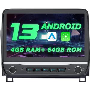 Car Radio for Toyota Tundra 2007-2013 and Sequoia 2008-2018 Head Unit, Android 13 System 10 Inch Tundra Stereo with Wireless Carplay & Android Auto Bluetooth/Voice Control/GPS Navigation 4G+64G