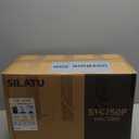 SILATU 75Amps Plasma Cutter, Large LED Display, Non-Touch Pilot Arc, Air Sensor Technology, 110/220V Dual Voltage IGBT Inverter Plasma Cutter Machine, 1'' Max Cutting Thickness for Beginners DIY