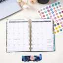 3 x 2025 Planner Weekly and Monthly, July 2025 - June 2026, Hardcover Monthly with Tabs for Home School & Office, A5(6.5" x 8.5"), Strong Twin-Wire (colorful)